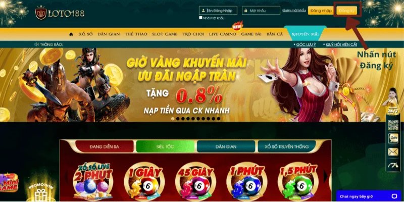 Link mới nhất truy cập vào nhà cái Loto188